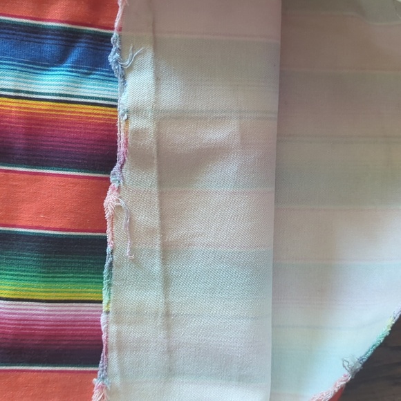 RANCH DRESS'N Fallon Taylor "Orange Serape" super flare cowgirl jeans sz 2 EUC - Picture 14 of 16